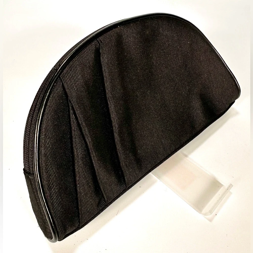 NWOT Giorgio Armani Parfums Black Clutch, Amenity, Cosmetic Bag